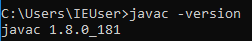 JDK installed on Windows