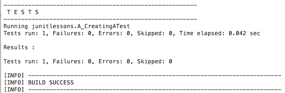 Maven Test Console